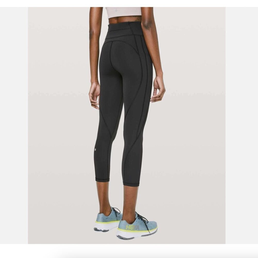 Lululemon Time to Sweat Crops in Black